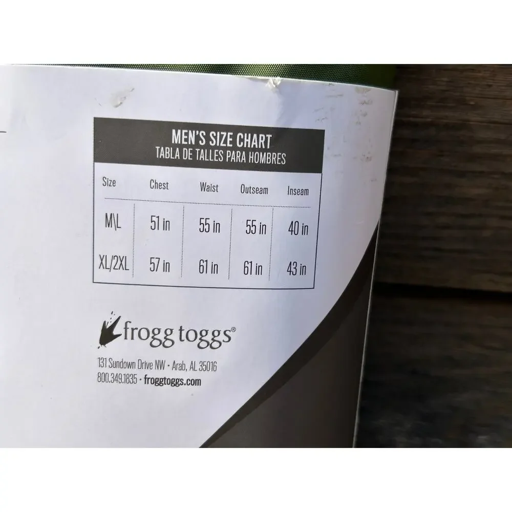 frogg toggs item specifics